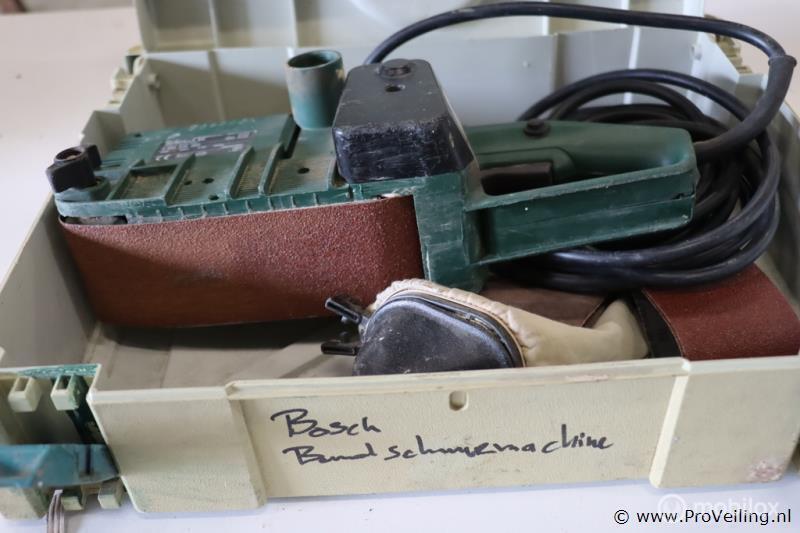 Online Veiling: BOSCH PBS Bandschuurmachine 60 0 603 275 003, Doe-het-zelf en Verbouw, Gereedschap | Schuurmachines, Gebruikt