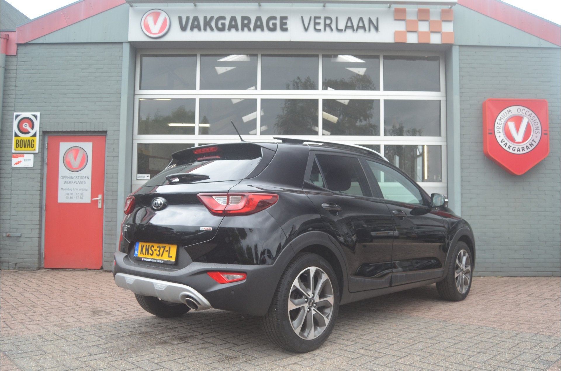 Kia Stonic 1.0 T-GDi Dynamic Line luxe 12 mnd. gar., Auto's, 12 maanden, Gebruikt, Euro 6, Zwart
