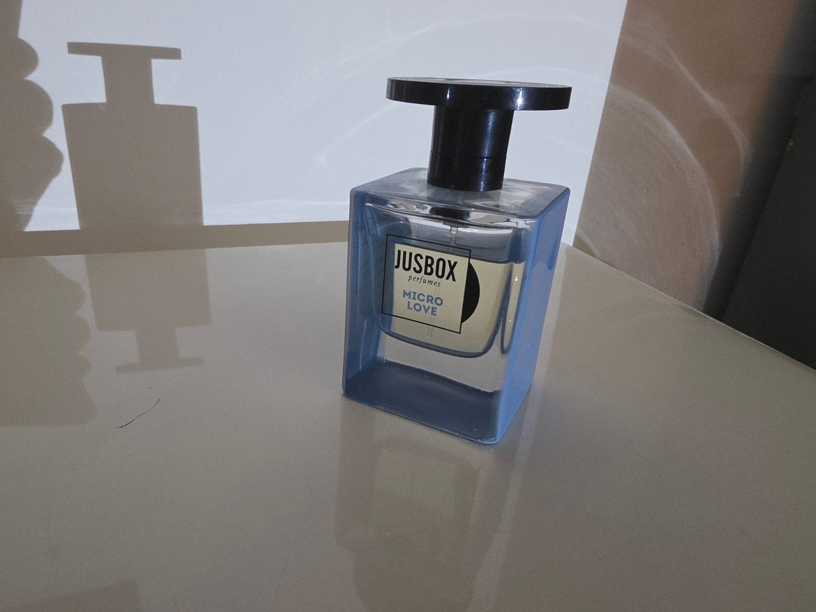 78 ml jusbox perfumes micro love eau de parfum jusbox edp, Sieraden, Tassen en Uiterlijk, Ophalen of Verzenden, Gebruikt
