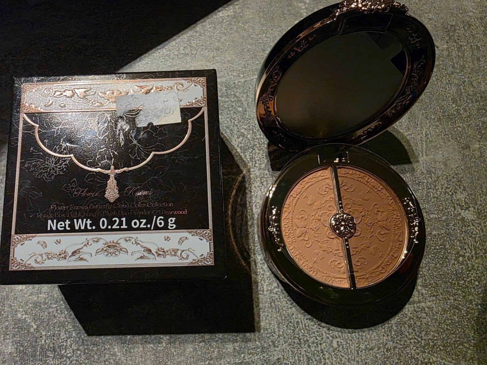 Flower Knows Butterfly Cloud Ballet Blush 05 Pearwood, Wangen, Bruin, Flower Knows, Onbekend