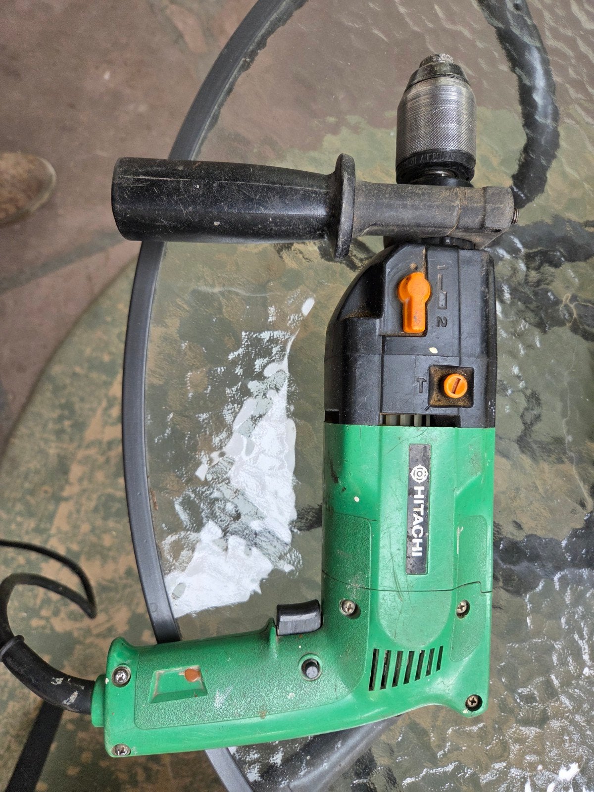 Hitachi Boor/Klopboormachine 1010W met Snelkoppeling, Boormachine, Ophalen of Verzenden, Klopboormechanisme, Gebruikt