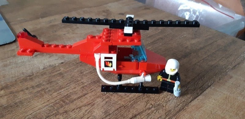 LEGO 6657 Fire Patrol Copter, Gebruikt, Lego, Compleet, Ophalen of Verzenden