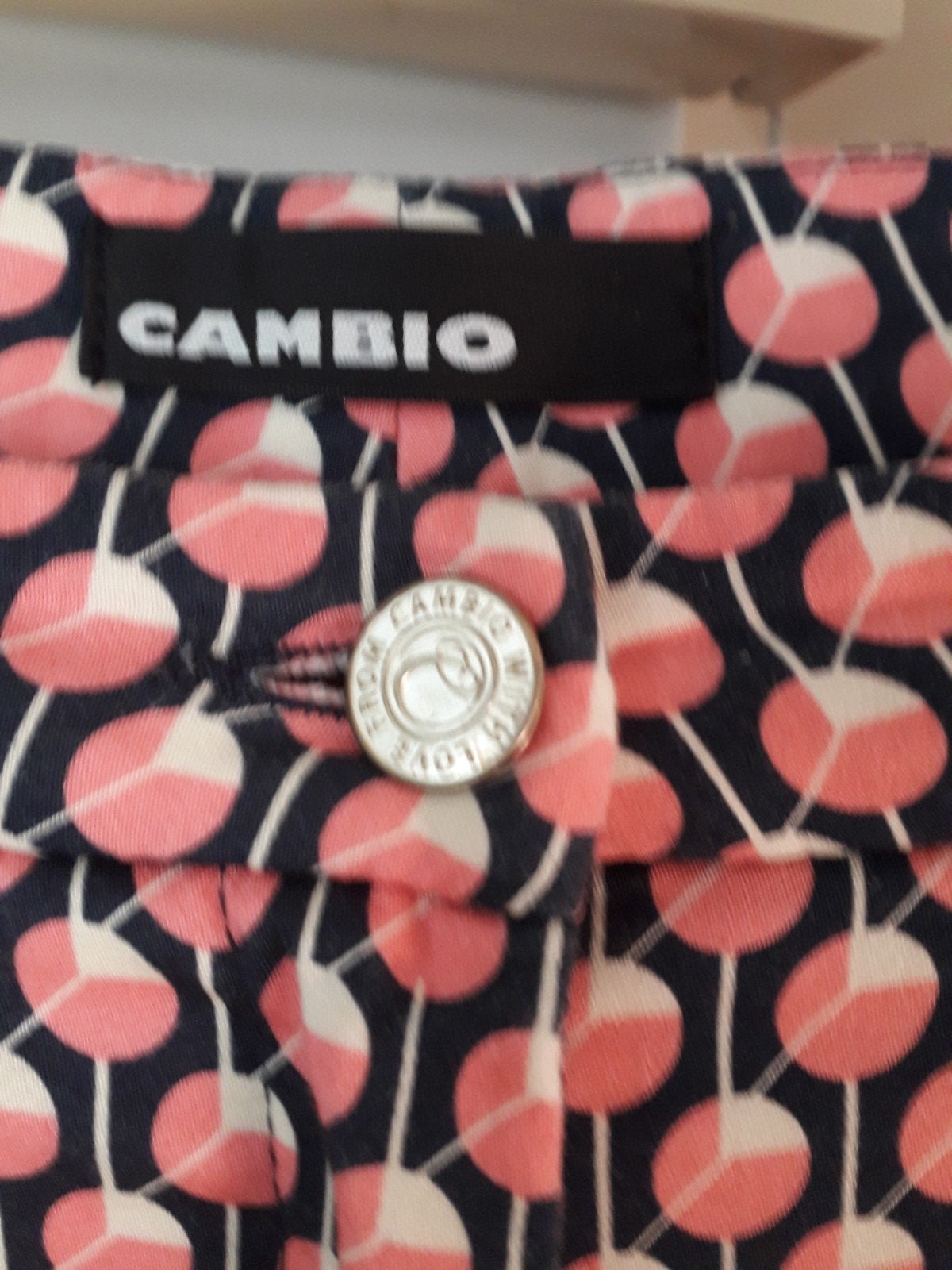 CAMBIO BROEK..TAILLE PLAT 48CM, Ophalen of Verzenden, Zo goed als nieuw, Zwart, Lang