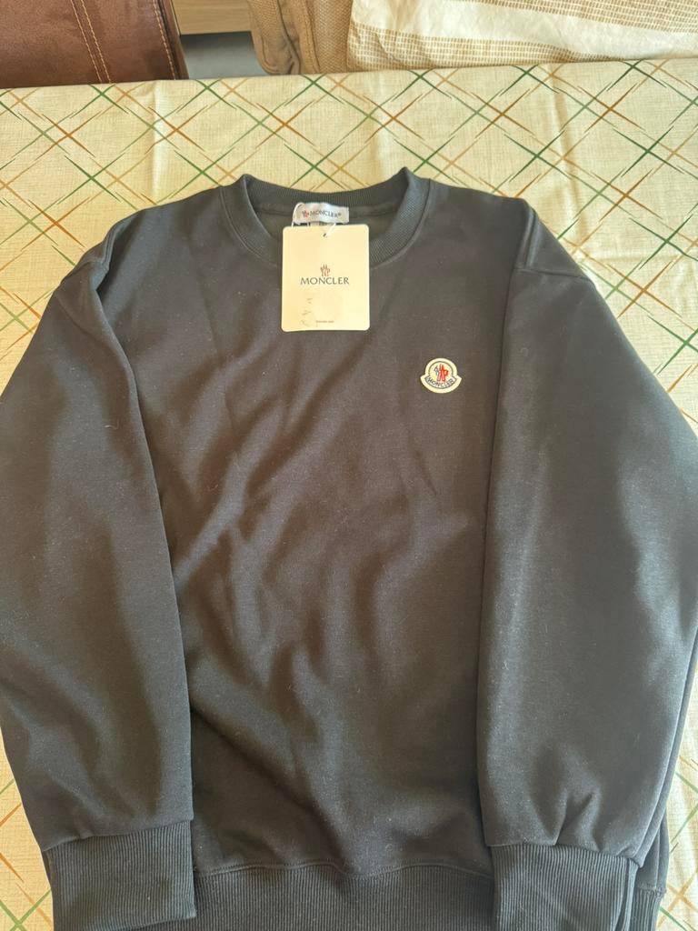 Zwarte moncler trui S/M, Ophalen, Nieuw, Maat 46 (S) of kleiner, Zwart