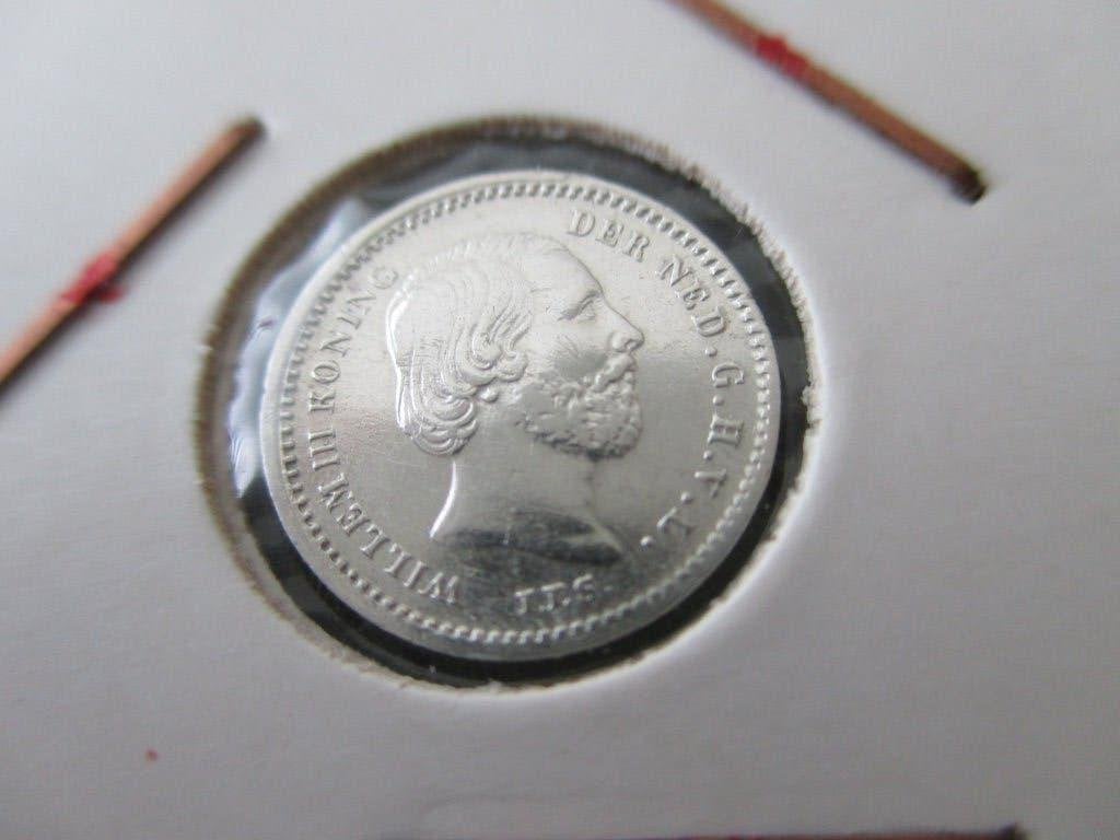 5 cent 1863, Postzegels en Munten, Munten | Nederland, Koning Willem III, Zilver, Ophalen of Verzenden, Losse munt