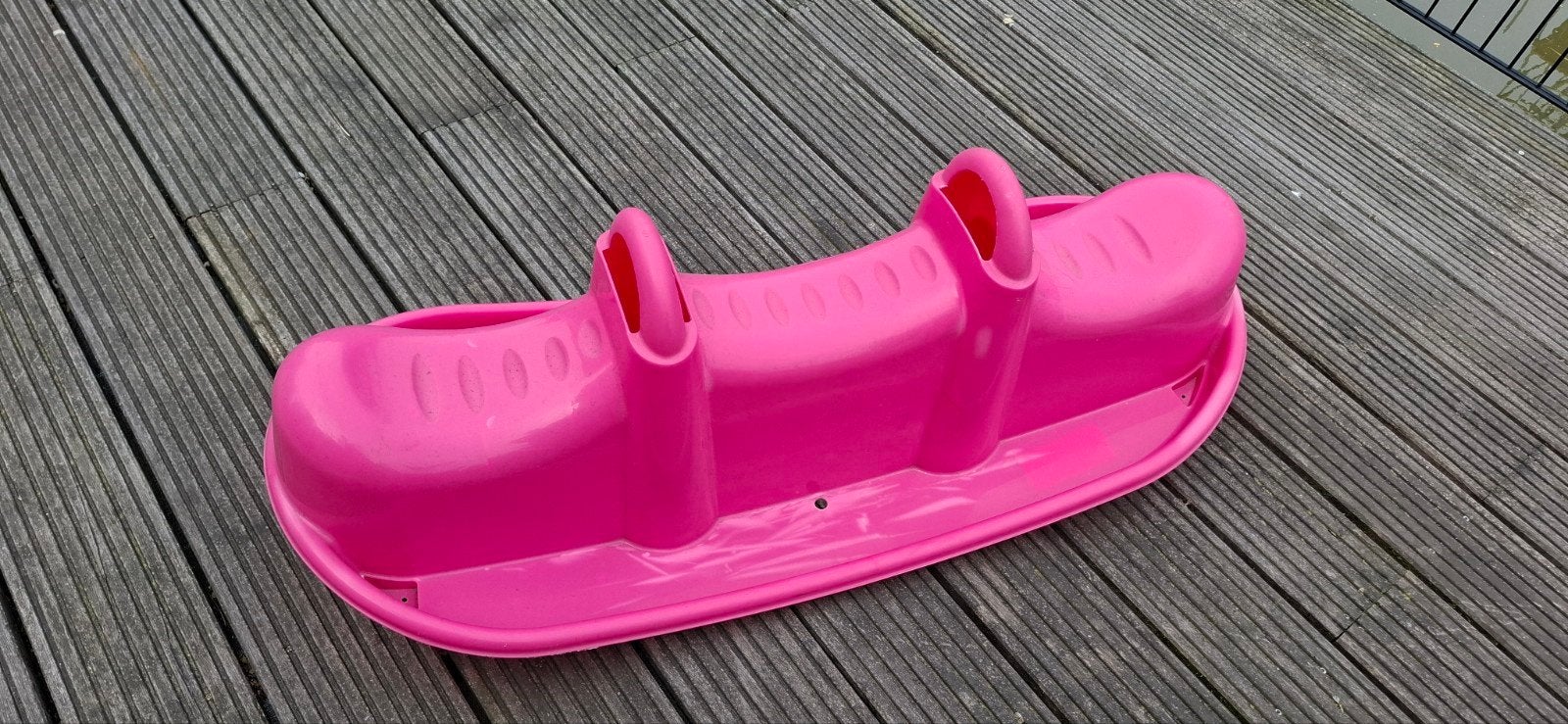 Roze wipkip voor kinderen, Ophalen