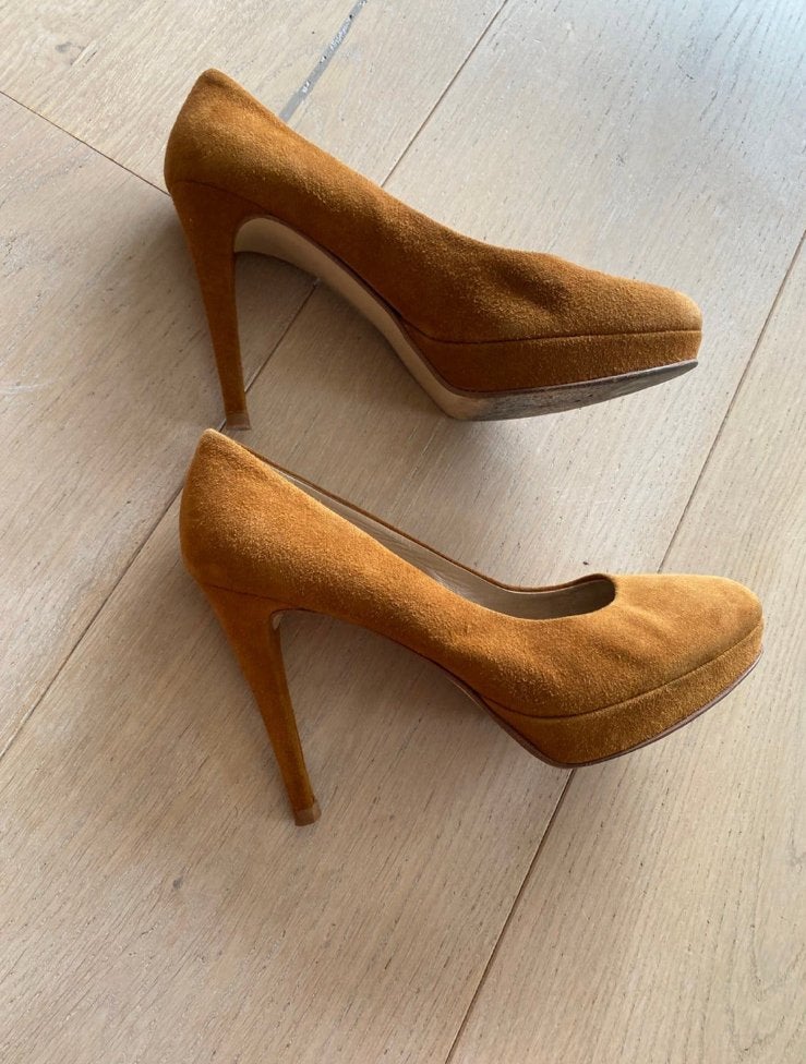 Nalini hakken 39, Bruin, Ophalen of Verzenden, Zo goed als nieuw, Schoenen met hoge hakken
