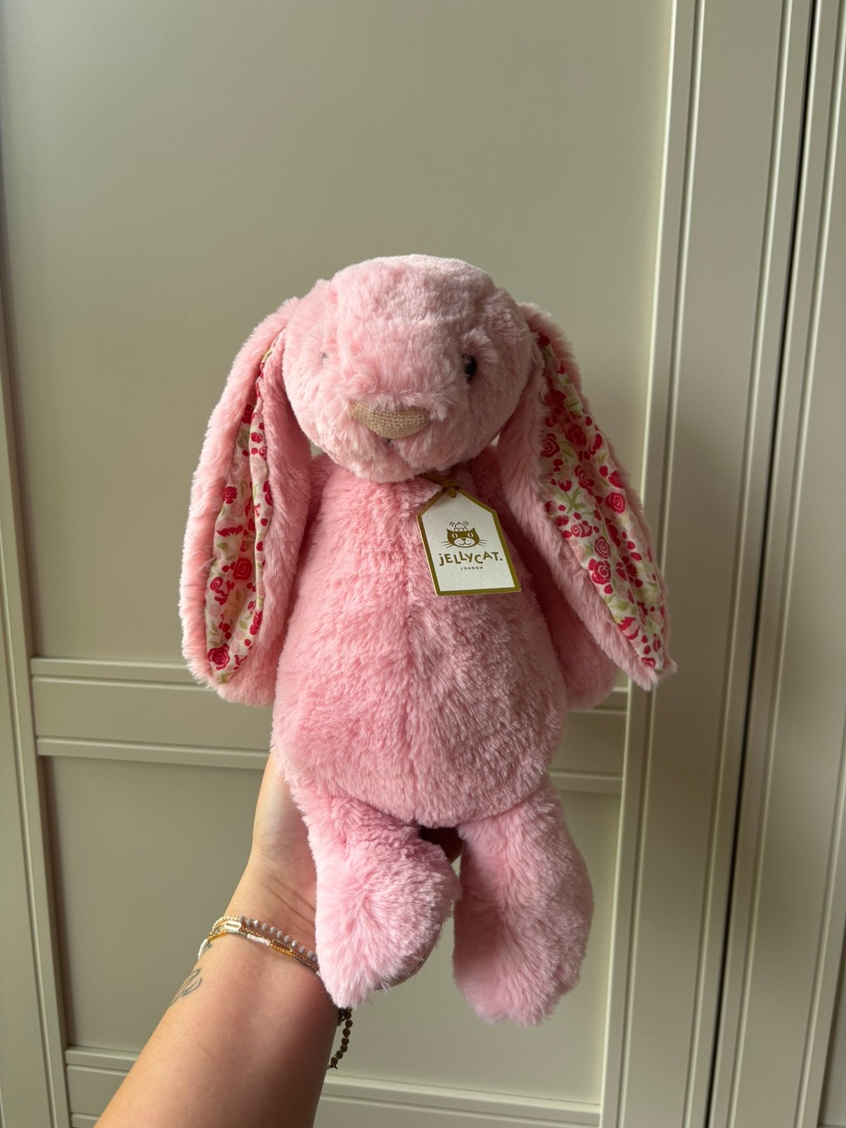 jellycat blushkin blossom luxe bunny, Ophalen of Verzenden, Nieuw, Konijn