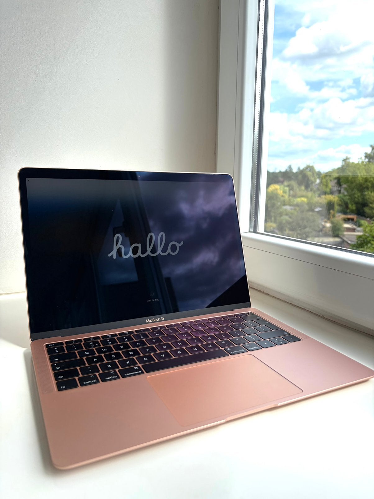 Macbook air 2018 rose gold (128GB) 13 Inch, Computers en Software, Apple Macbooks, Ophalen, 13 inch, Minder dan 2 Ghz, Zo goed als nieuw