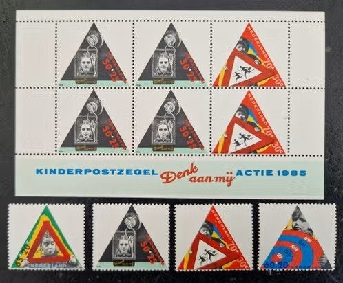 Nederland 1985 - nvph 1340-1344 - Kinderzegels, Ophalen of Verzenden, Na 1940, Postfris