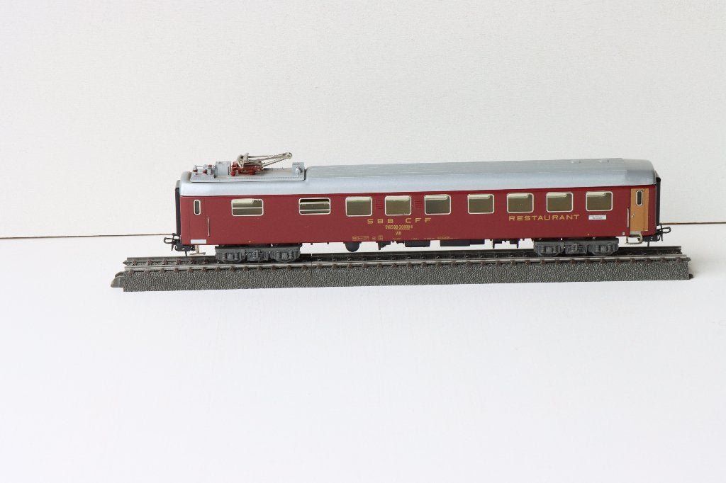Märklin 4068 H0 Restaurantrijtuig van de SBB CFF, Wisselstroom, Wagon, Ophalen of Verzenden, Zo goed als nieuw
