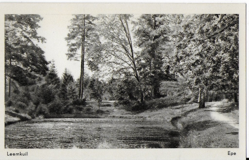 Epe Leemkuil Oude ongelopen Ansichtkaart ( 2047 ), Ophalen of Verzenden, 1940 tot 1960, Ongelopen, Gelderland