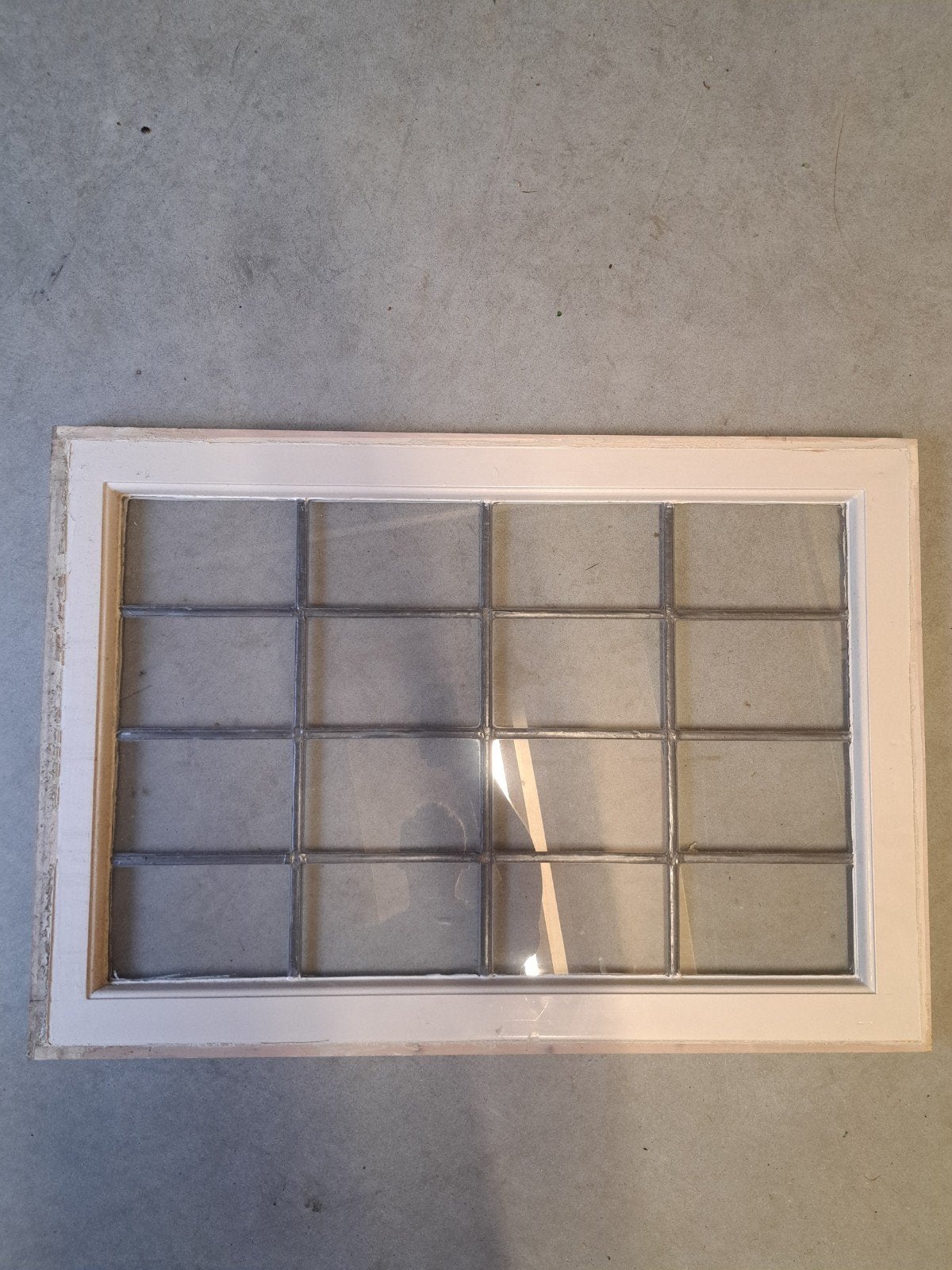 Glas in lood raam 90x63cm, Ophalen of Verzenden