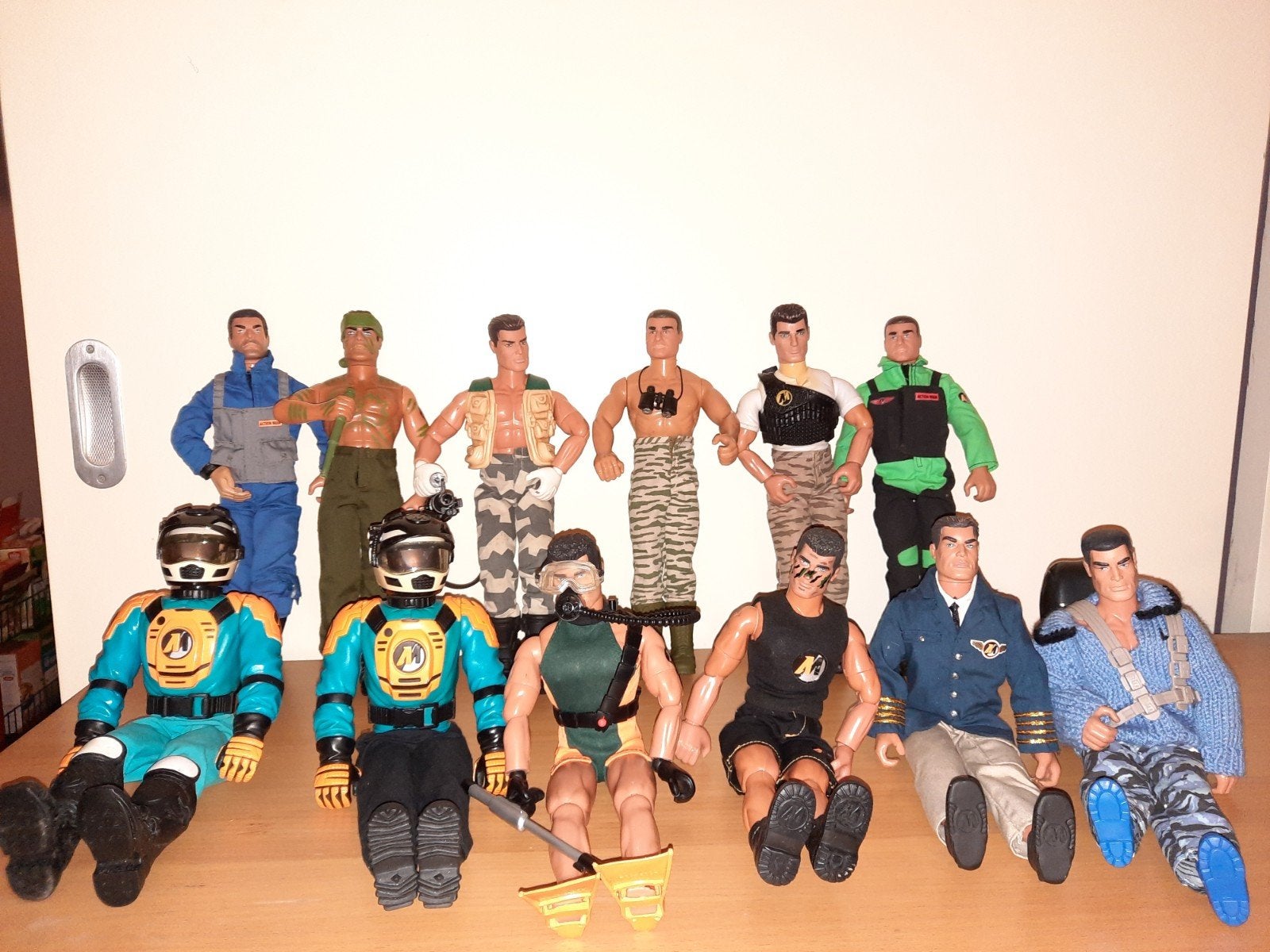 verzameling actionman poppen met extra kleding, Ophalen of Verzenden, Gebruikt
