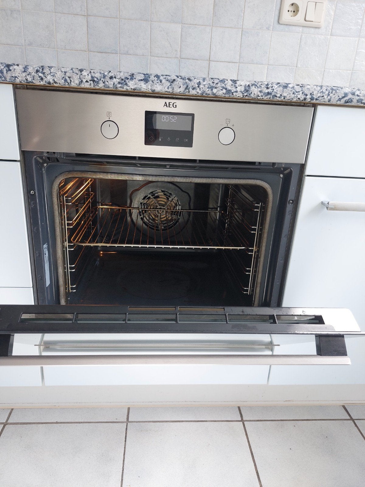AEG BPS355061M SteamBake Inbouw Oven RVS - Zo goed als nieuw, Witgoed en Apparatuur, Ovens, Ophalen, Hete lucht, Oven, AEG