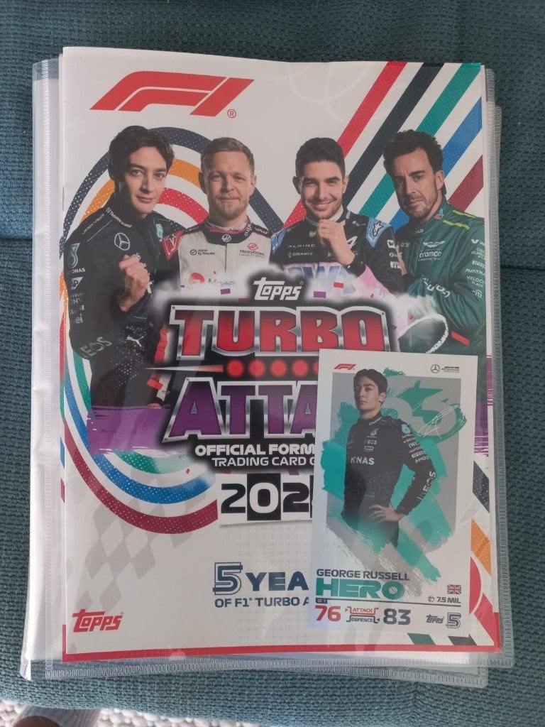 F1 Turbo Attax 2024 - Boek + kaarten, Ophalen of Verzenden, Zo goed als nieuw, Formule 1