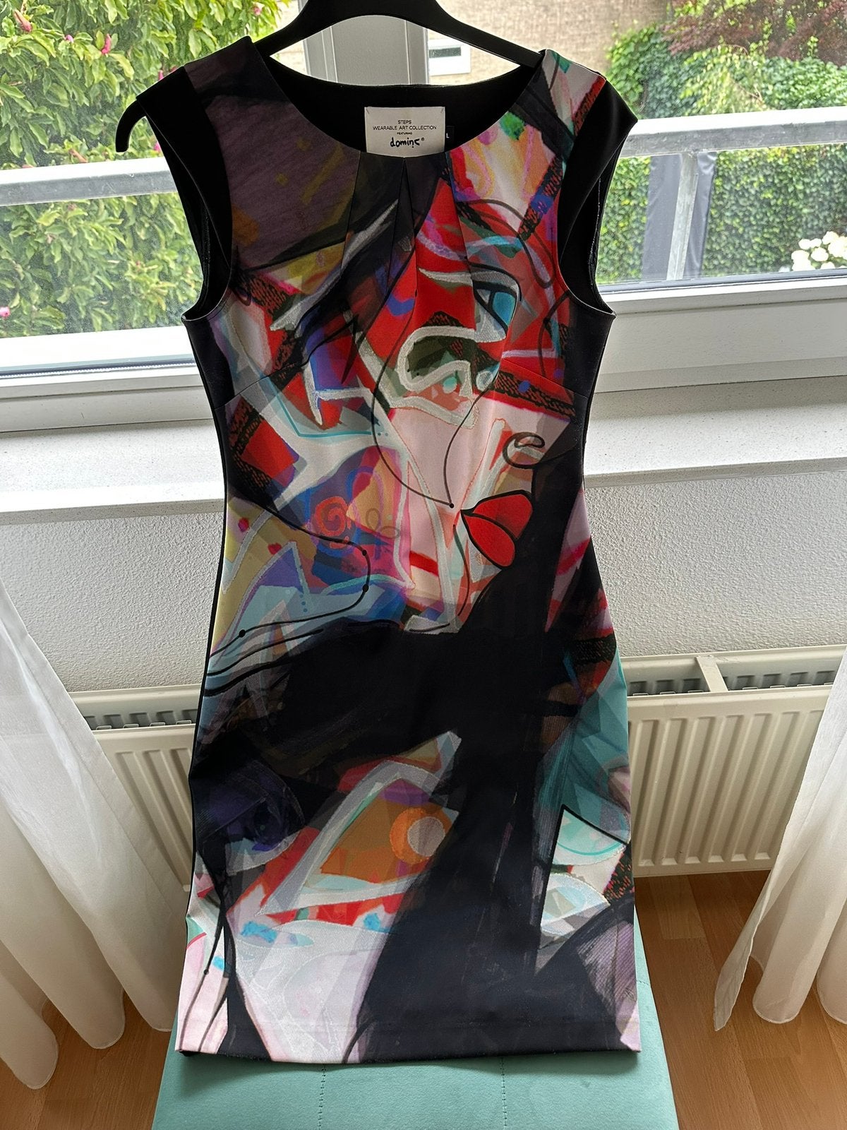Steps jurk, meerdere kleuren, Meerkleurig, Maat 42/44 (L), Ophalen of Verzenden, Zo goed als nieuw