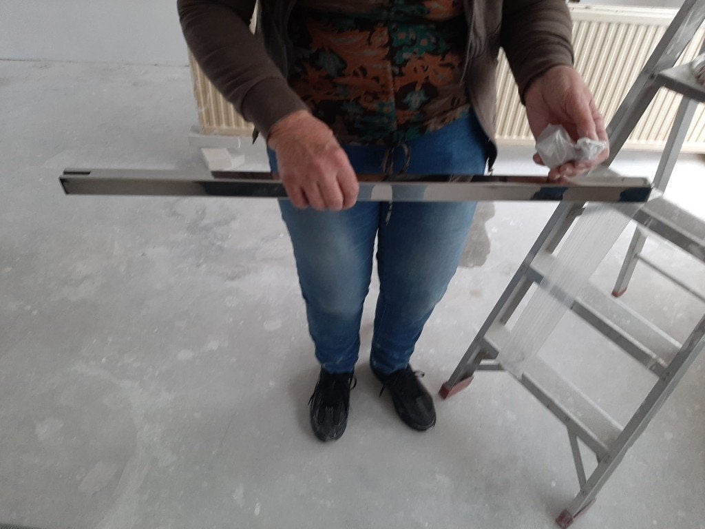 plafondbeugel/Plafond Stabilisatiestang, Ophalen of Verzenden, Nieuw, Chroom, Douche
