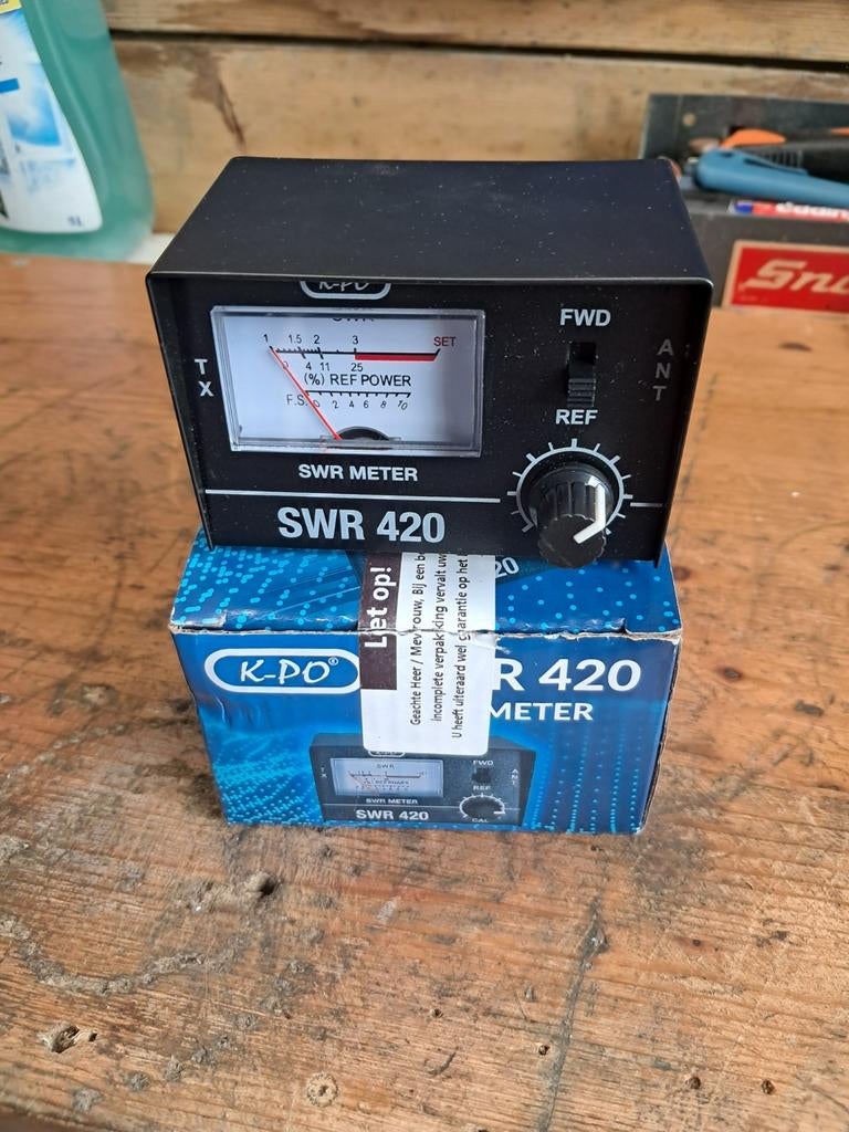 K-PO SWR 420 SWR Meter - Nieuw in doos, Ophalen of Verzenden, Nieuw, Zender