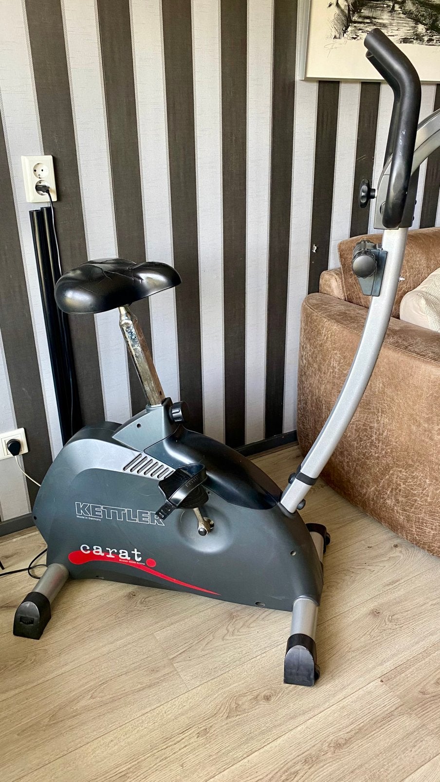 Kettler Carat Hometrainer - Cardio Fitness, Sport en Fitness, Ophalen, Gebruikt, Metaal, Benen