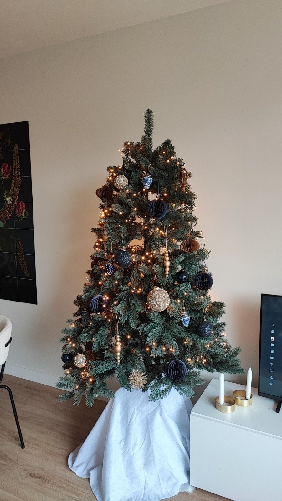 Kerstboom kunststof, Diversen, Ophalen, Zo goed als nieuw