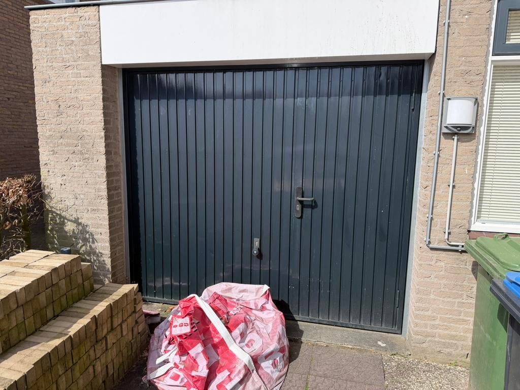 Garage Deur met extra deur, Doe-het-zelf en Verbouw, Deuren en Horren, Ophalen, Gebruikt, 120 cm of meer, Garagedeur