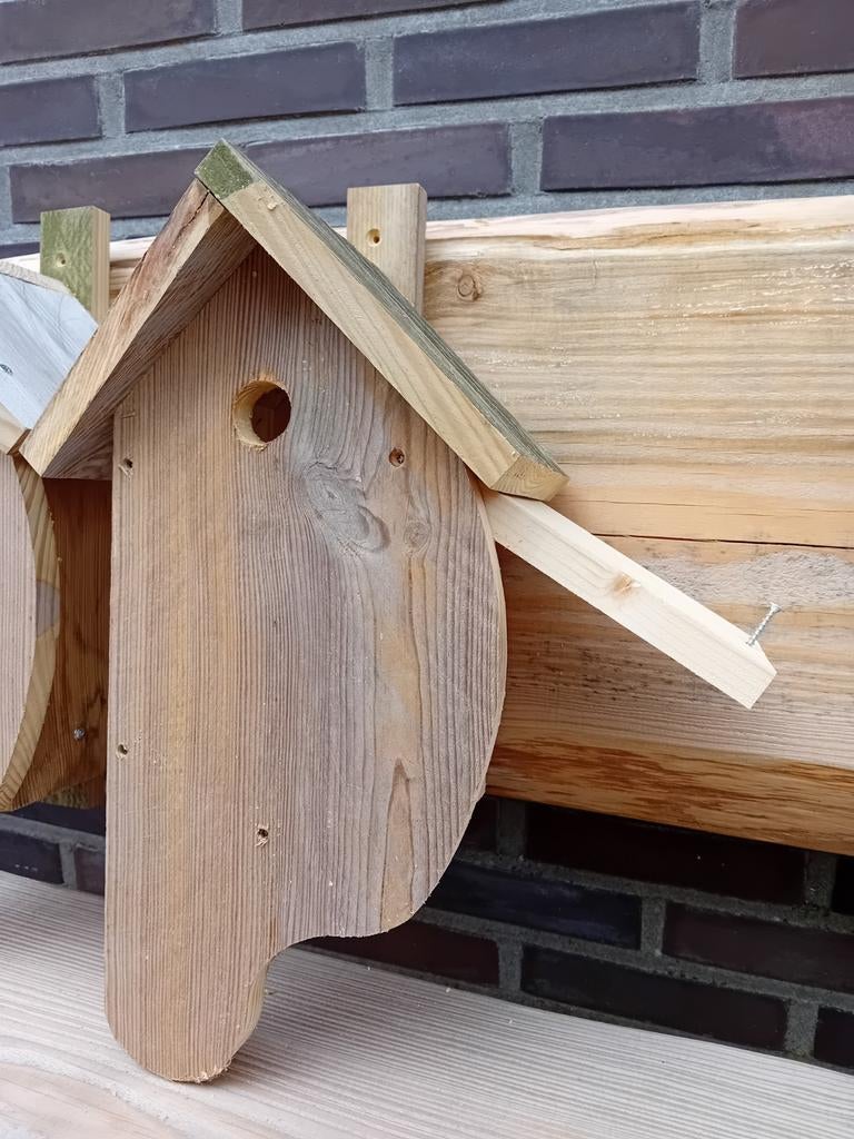 Nestkastje vogelhuisje pimpelmees koolmees, Ophalen of Verzenden, Nieuw