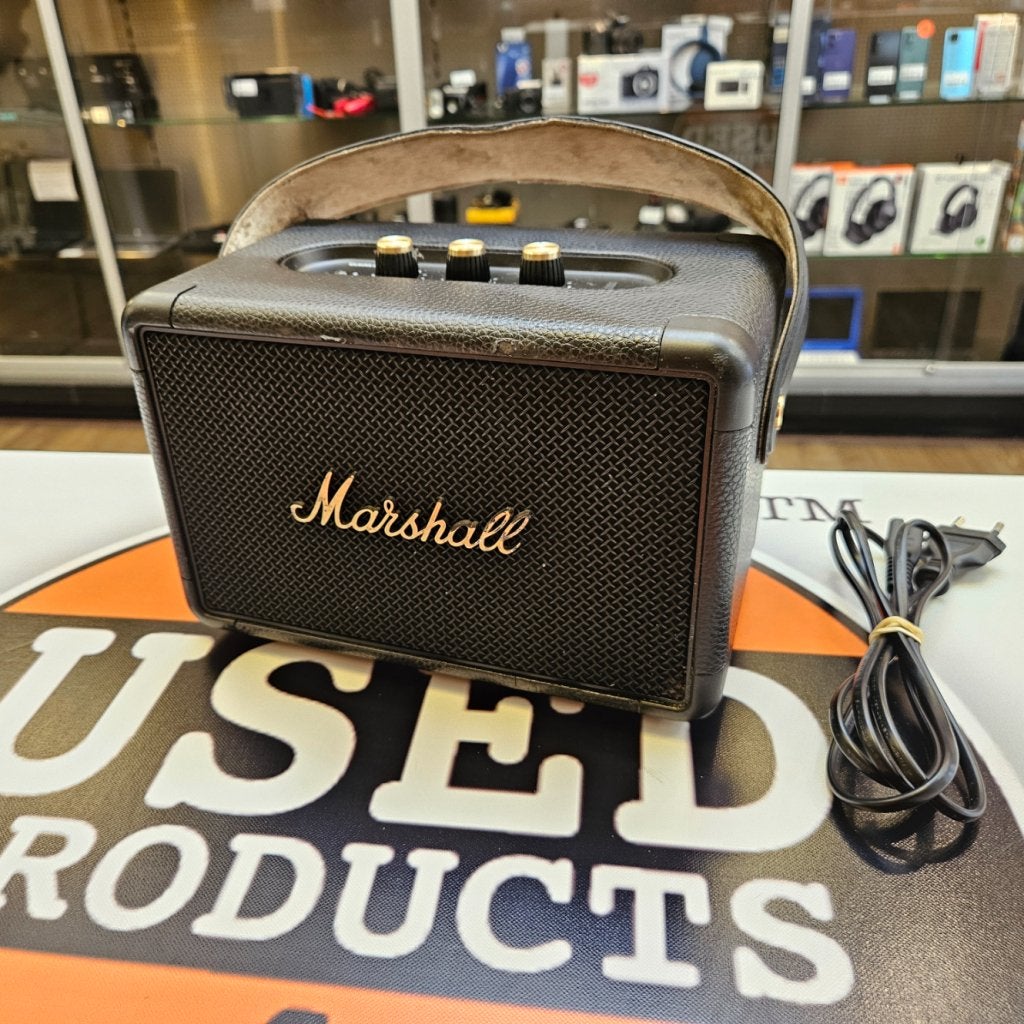 Marshall Kilburn II Bluetooth Speaker, Marshall, Zo goed als nieuw, Support@marshall.com, Marshall Amplification PLC
Denbigh Road
Bletchley, Milton Keynes
MK1 1DQ
United Kingdom