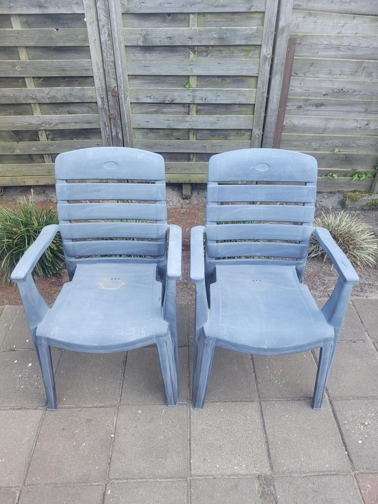 2x kuipstoelen Hartman, Ophalen, Gebruikt, Kunststof
