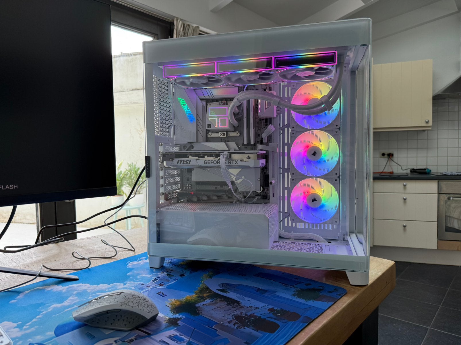 Witte top gaming pc intel i9 14900k rtx 4070, Ophalen, Zo goed als nieuw, Gaming, SSD