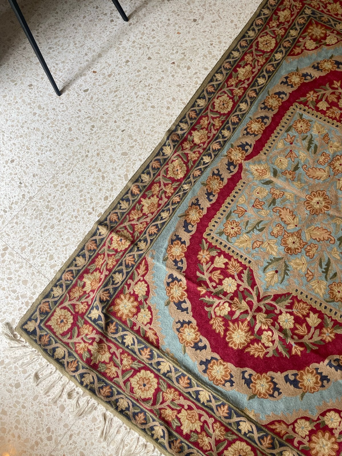 Needle-point rug, Ophalen of Verzenden, Zo goed als nieuw, Rechthoekig, 150 tot 200 cm