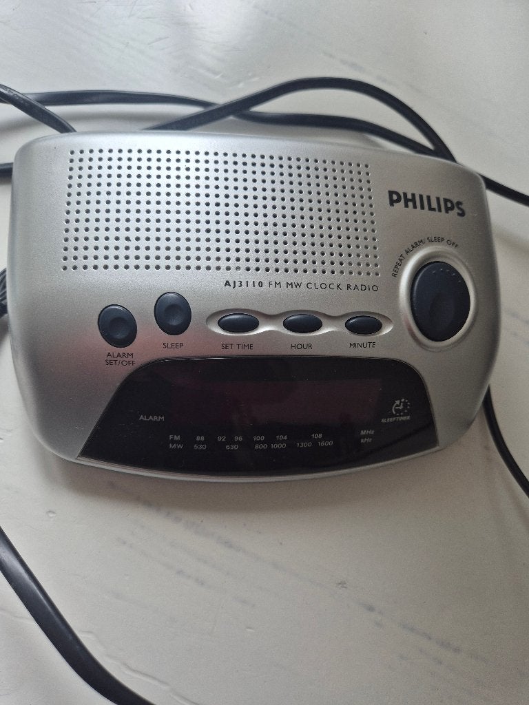 wekkerradio, Ophalen, Gebruikt, Overige typen