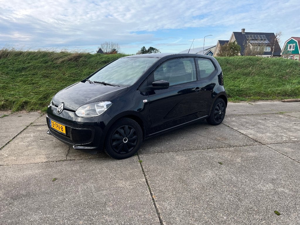 Volkswagen up! 1.0 44KW 2012 Zwart, Auto's, Voorwielaandrijving, Dealer onderhouden, Up!, 840 kg
