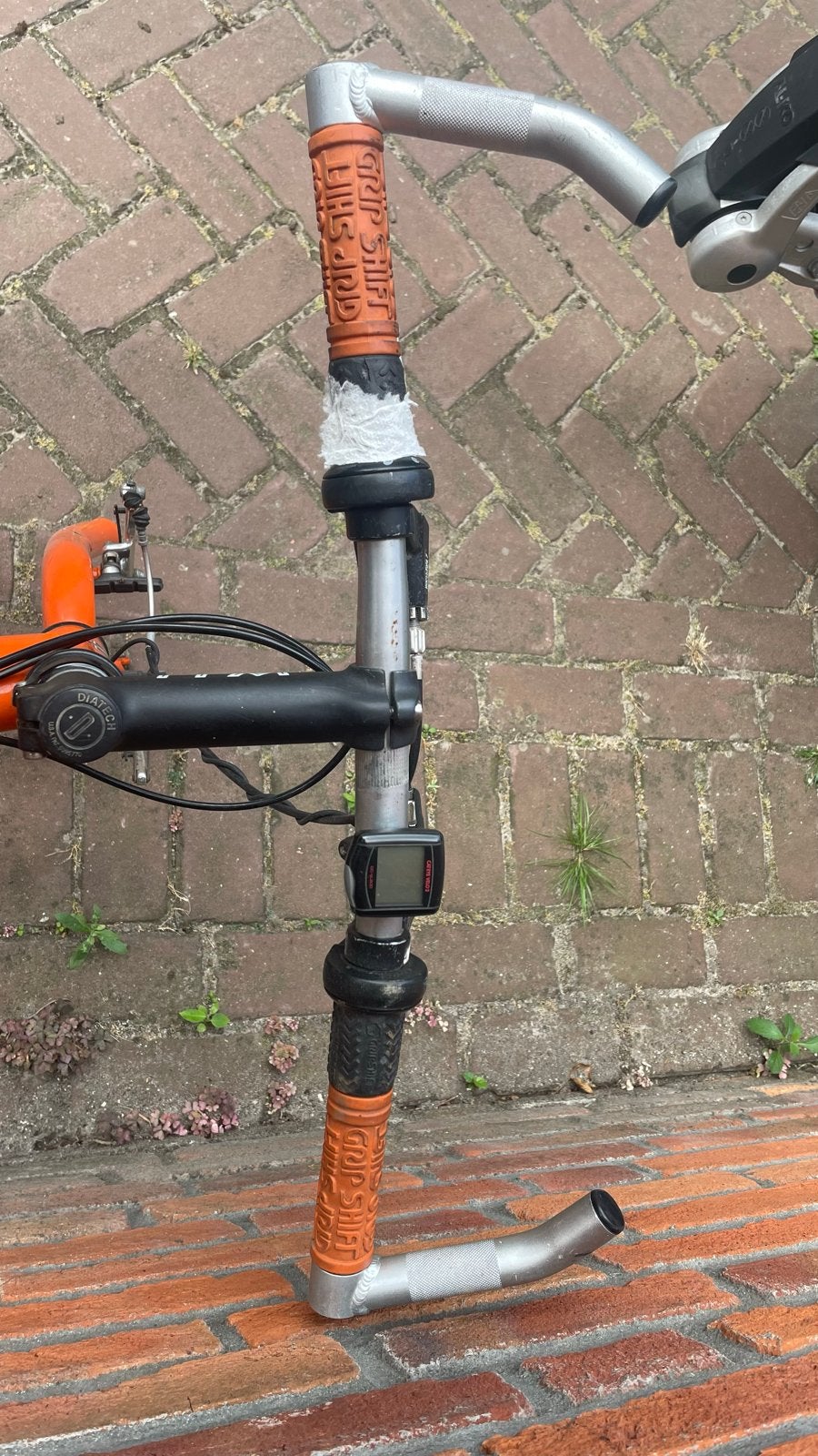 B-One Competition ALU fietsframe met onderdelen, Fietsen en Brommers, Fietsonderdelen, Ophalen, Frame, Gebruikt, Aluminium