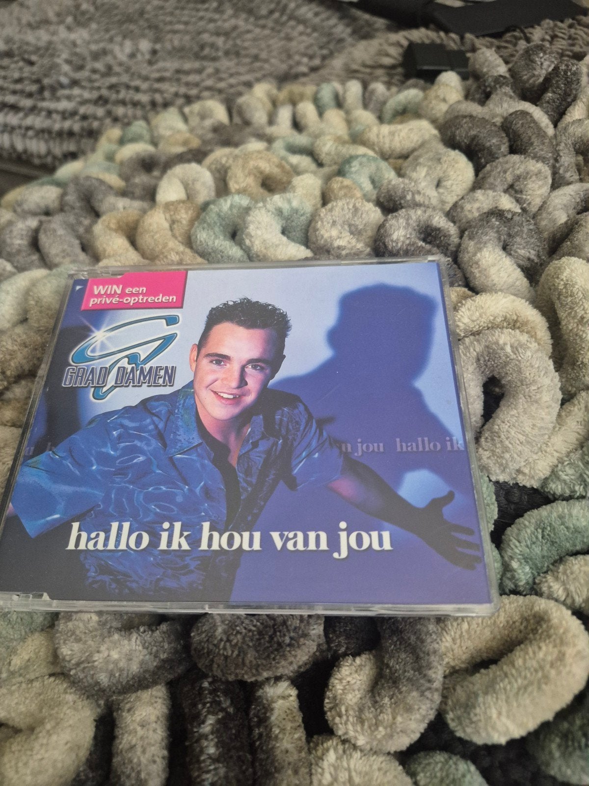 Grad Damen - Hallo Ik Hou Van Jou CD Single, Gebruikt, Ophalen of Verzenden, Levenslied of Smartlap, Single