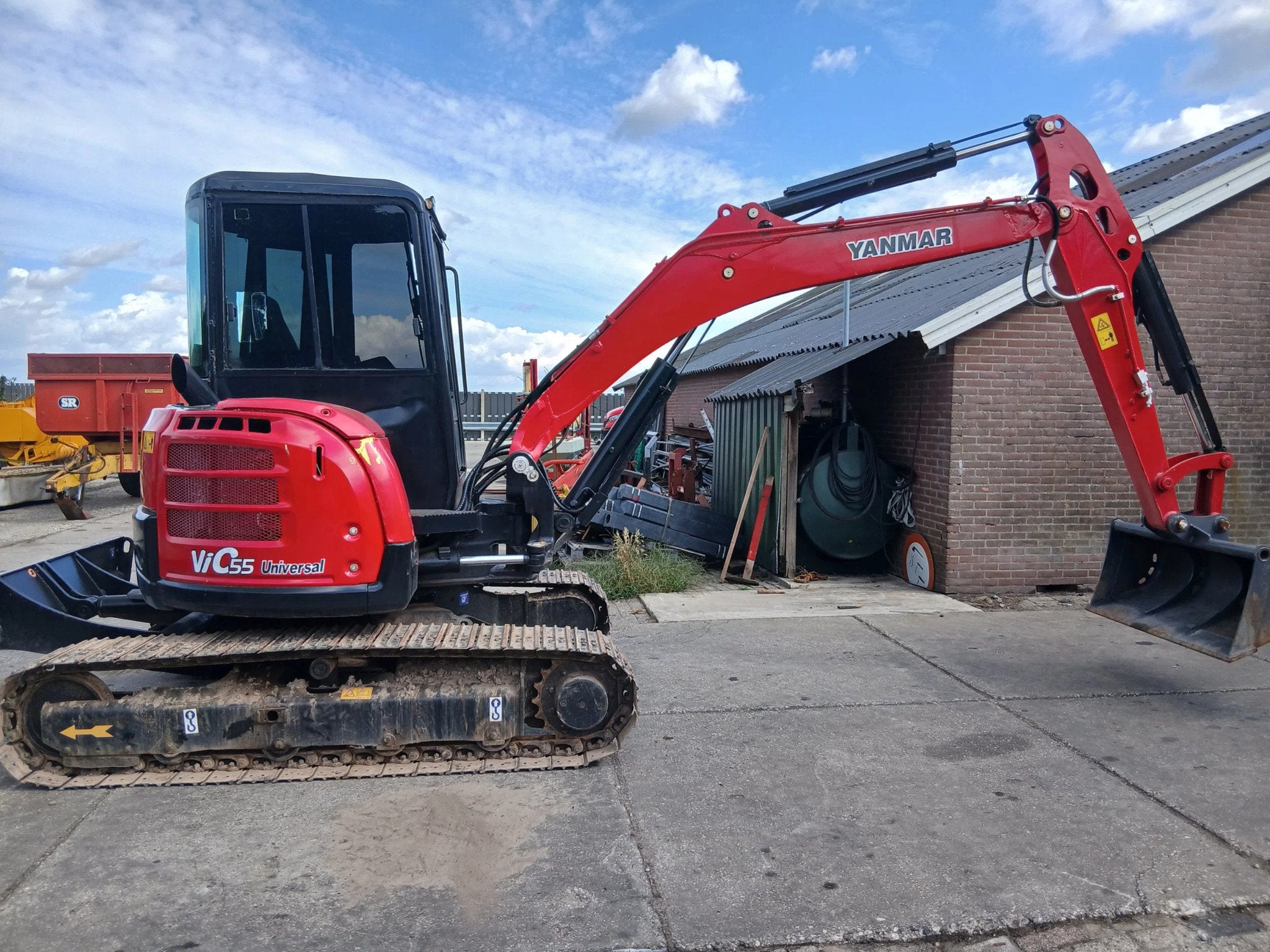 Yanmar excavator Vi055 (bj 2014), Graafmachine