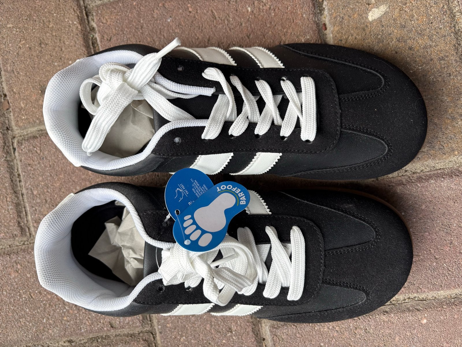 Barefoot schoenen - Zwart/Wit - Maat 40-45, Ophalen, Nieuw, Zwart, Sneakers of Gympen