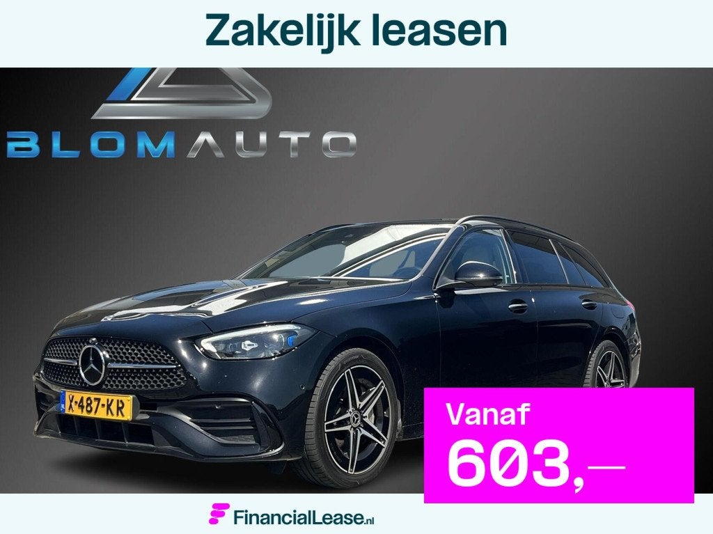 Mercedes C-klasse Estate 300e AMG 313PK MEMORY+TREKH+ACC+, Automaat, Achterwielaandrijving, Euro 6, 4 cilinders