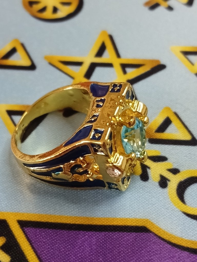 esoterie-ring Eu 18mm UK 8, Verzenden, Nieuw, Spiritualiteit algemeen, Overige typen