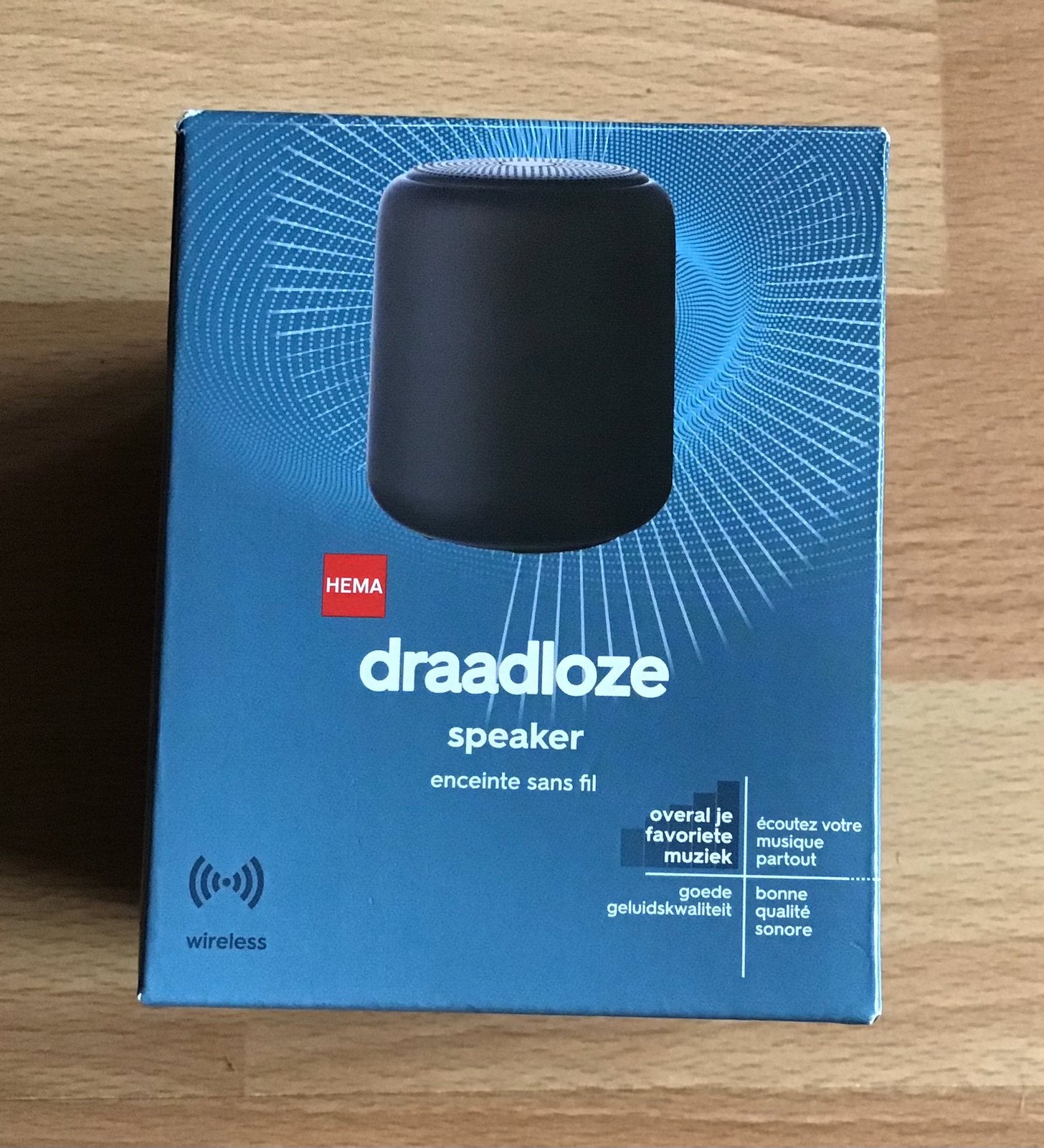 Hema draadloze speaker zwart (nieuw in verpakking), Overige merken, Overige typen, Nieuw, Ophalen of Verzenden