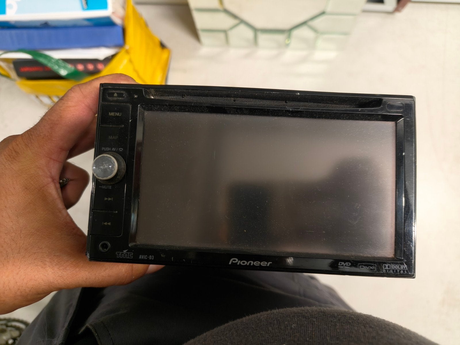 Pioneer AVIC-D3 Navigatiesysteem met DVD-speler, Auto diversen, Autoradio's, Ophalen, Gebruikt