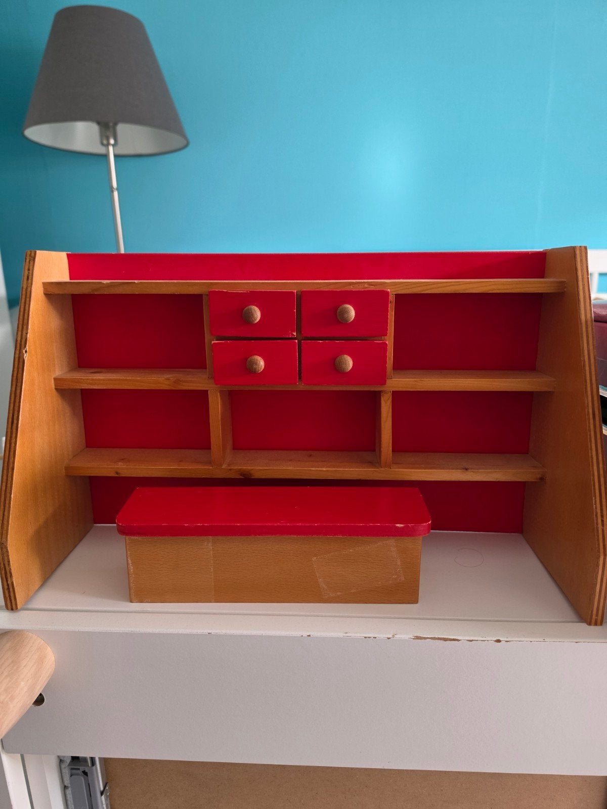 Houten speelgoedwinkel met lades en schappen, Ophalen of Verzenden