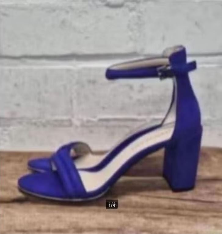 Kenneth Cole - Blauwe leren sandalen maat 37 - Nieuw, Blauw, Kenneth Cole, Nieuw, X