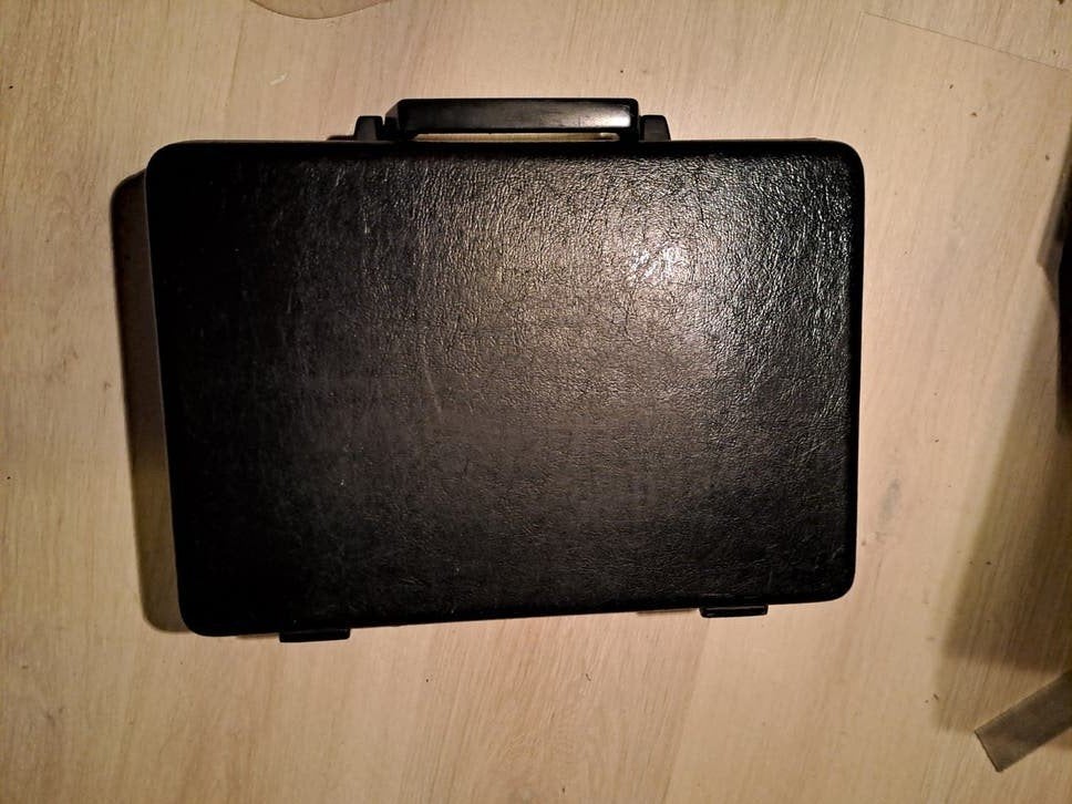 Echolac Aktetas met Cijferslot - Vintage Zwart, Sieraden, Tassen en Uiterlijk, Ophalen, Gebruikt, Hard kunststof, Slot