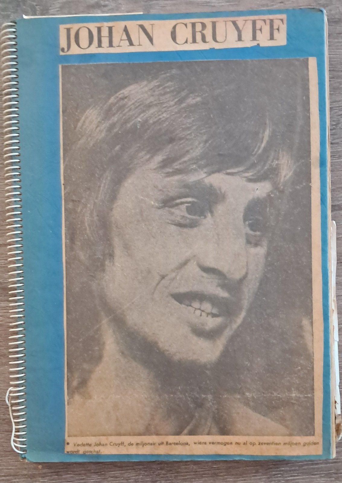 Plakboek   Johan Cruijff, Verzamelen, Ophalen of Verzenden, Zo goed als nieuw, Ajax, Poster, Plaatje of Sticker