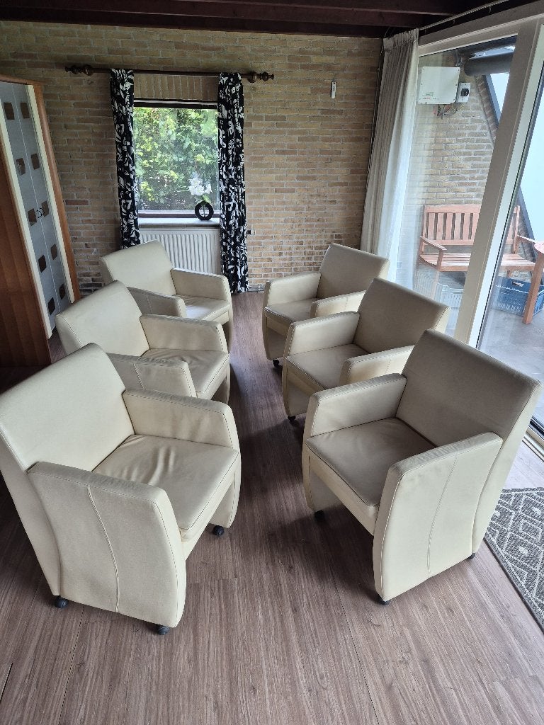 Stoel, Huis en Inrichting, Stoelen, Ophalen, Gebruikt, Overige kleuren, Leer