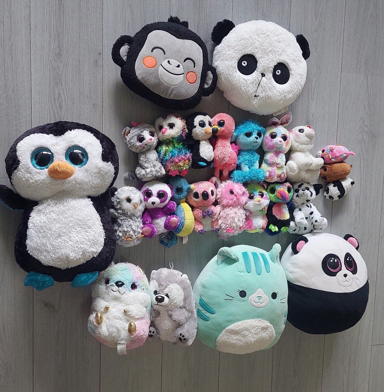 Veel knuffels, Ty beanie boo, Ty Squish-a-Boo, Squishmallow, Ophalen of Verzenden, Zo goed als nieuw, Overige typen