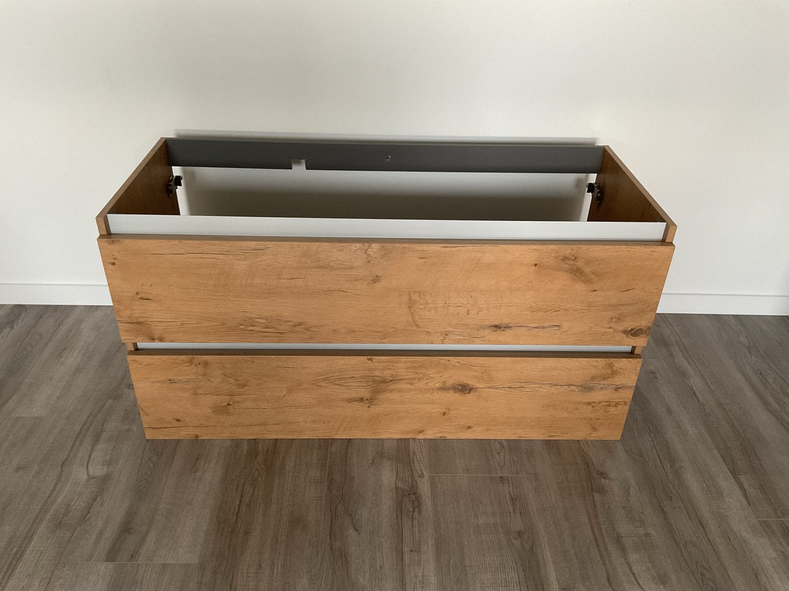 Badmeubel 120x60x50 cm met 2 softclose laden, 100 tot 150 cm, Ophalen of Verzenden, Zo goed als nieuw, Minder dan 100 cm