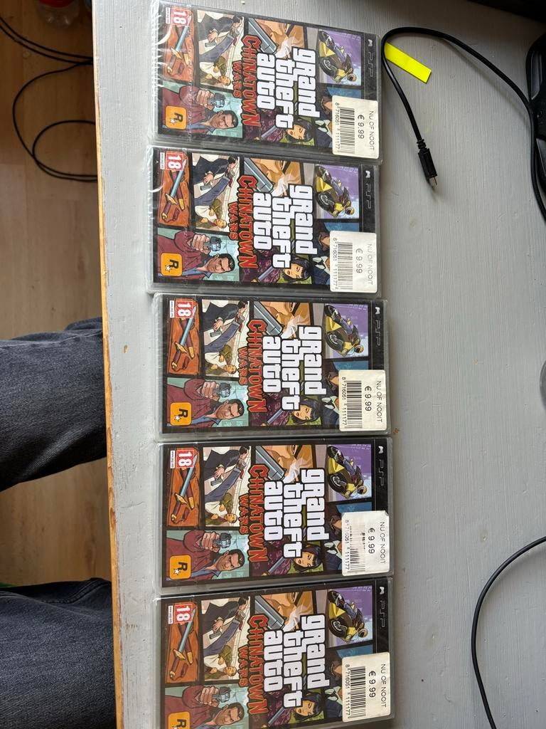 Grand Theft Auto Chinatown Wars PSP - 5x beschikbaar, Avontuur en Actie, Vanaf 18 jaar, 1 speler, Nieuw