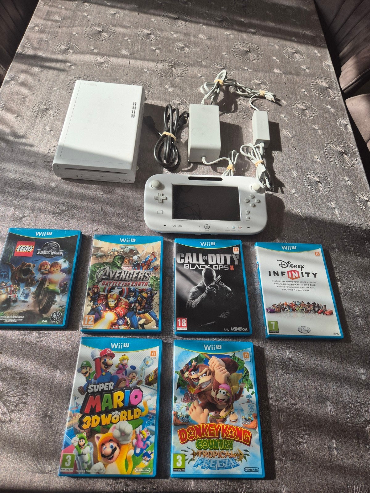 Wii U Console met GamePad en 6 Spellen - Wit, Ophalen of Verzenden